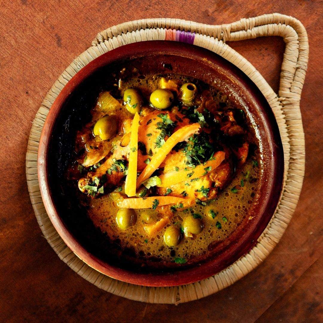 Dar Mansour - Morocco's Kitchen Fez's tajine — chicken, preserved lemon and olives, Koh Phangan, Thailand